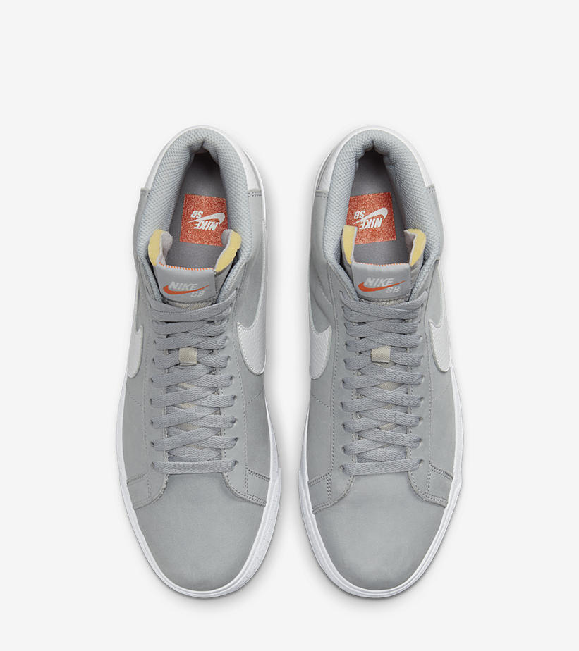 【国内 2/1 発売】ナイキ SB ズーム ブレーザー ミッド ISO “オレンジレーベル/ウルフグレー” (NIKE SB ZOOM BLAZER MID ISO “Orange Label/Wolf Grey”) [DV5467-001]