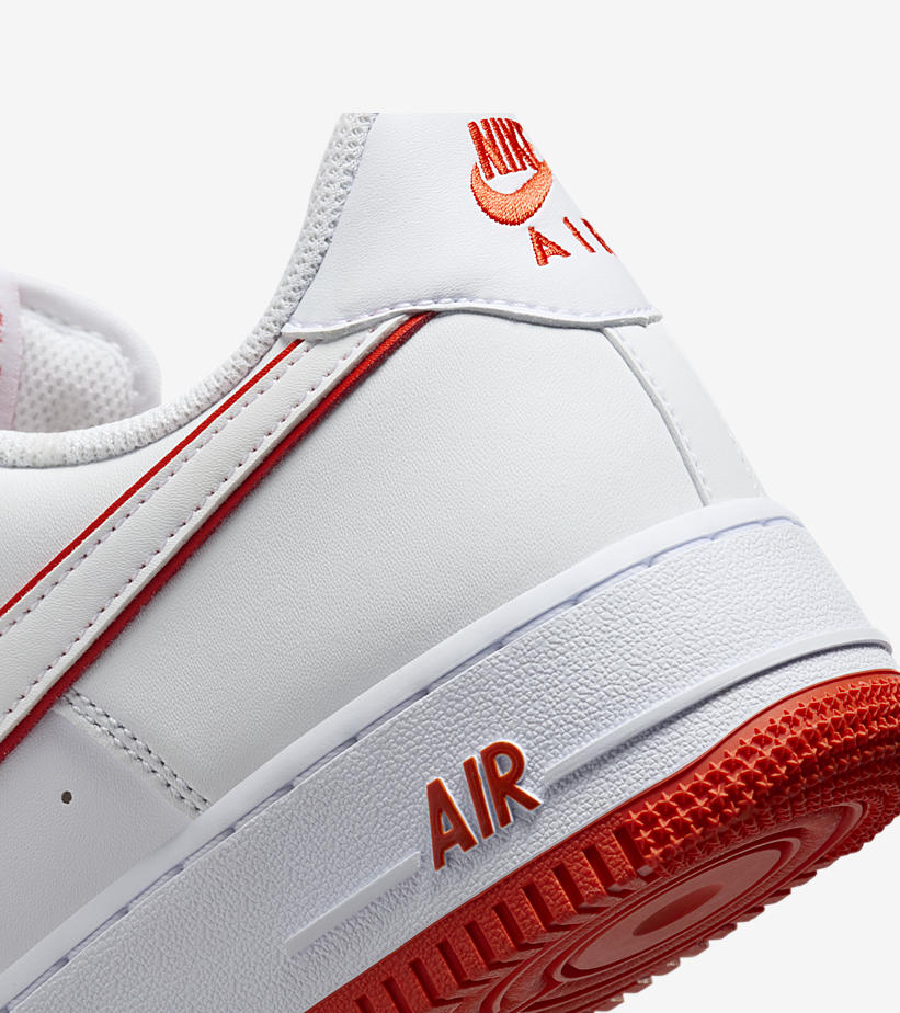 【国内 7/8 発売予定】ナイキ エア フォース 1 ロー “ホワイト/ピカンテレッド” (NIKE AIR FORCE 1 LOW “White/Picante Red”) [DV0788-102]