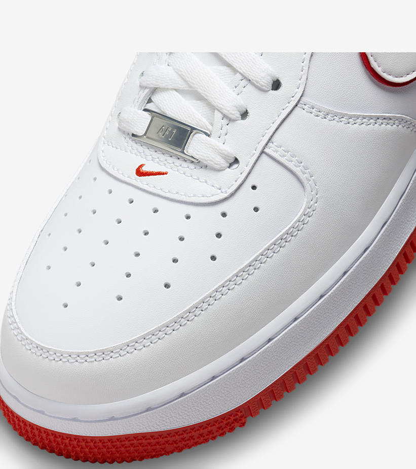 【国内 7/8 発売予定】ナイキ エア フォース 1 ロー “ホワイト/ピカンテレッド” (NIKE AIR FORCE 1 LOW “White/Picante Red”) [DV0788-102]