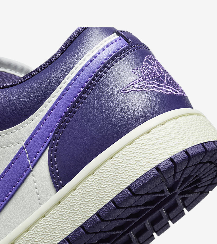 【国内 8/14 発売予定】ナイキ ウィメンズ エア ジョーダン 1 ロー “セイル/パープル” (NIKE WMNS AIR JORDAN 1 LOW “Sail/Purple”) [DC0774-502]