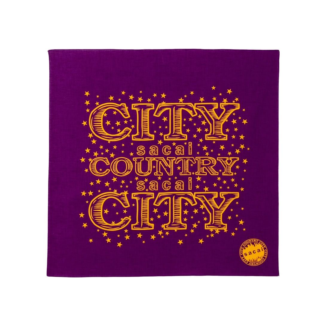 90年代ハウスミュージックのレコードジャケットからインスピレーションを受けたsacai & City Country Cityが1/27 発売 (サカイ)