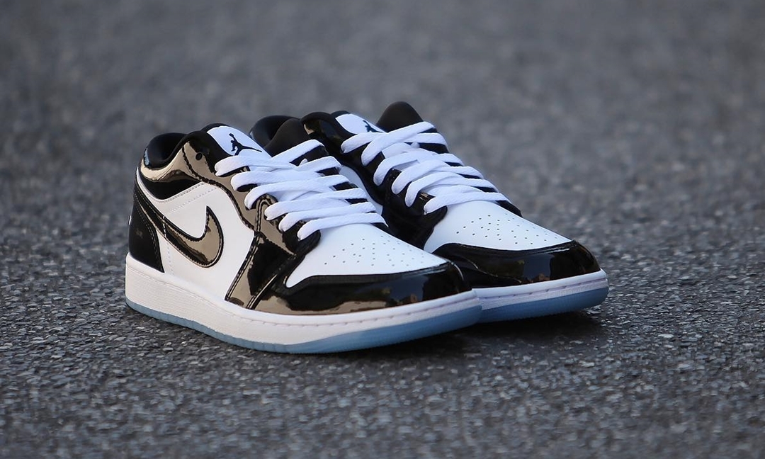 2023年 発売予定！ナイキ エア ジョーダン 1 ロー “パテントパンダ/ホワイト/ブラック” (NIKE AIR JORDAN 1 LOW “Patent Panda/White/Black”)