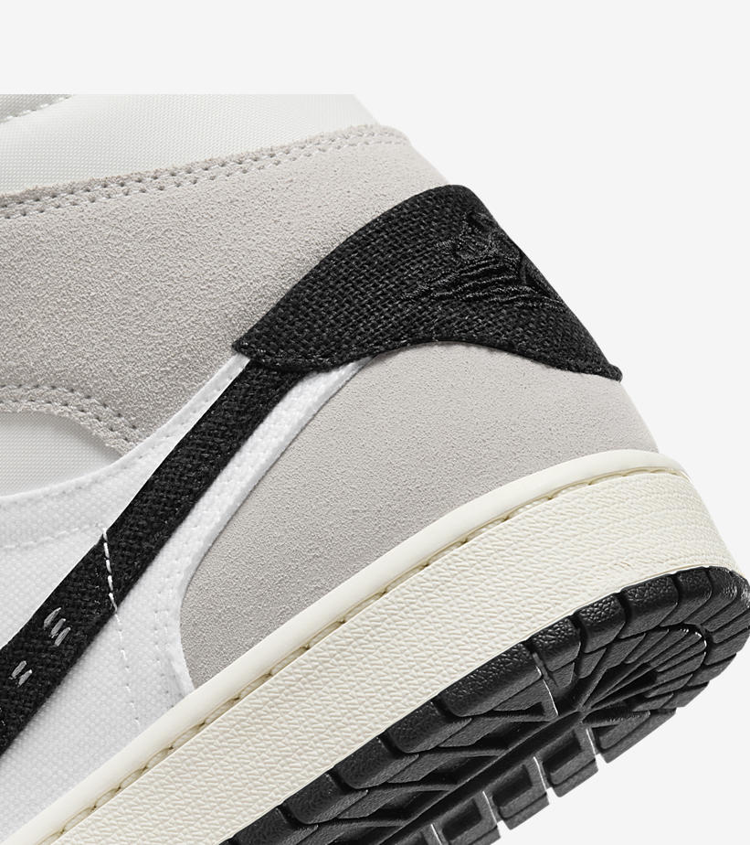 【国内 8/1 発売予定】NIKE AIR JORDAN 1 MID SE “Inside Out/Cement Grey/Black” (ナイキ エア ジョーダン ミッド SE “インサイドアウト/セメントグレー/ブラック”) [DZ4136-002]