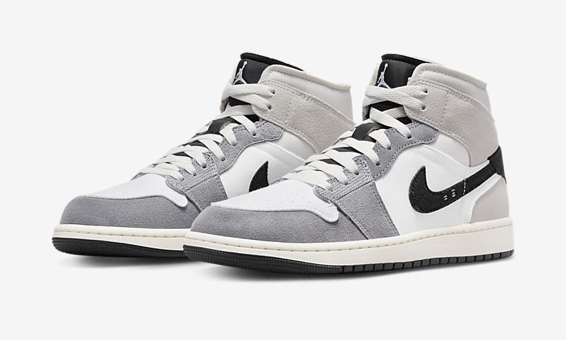 2023年 発売予定！NIKE AIR JORDAN 1 MID SE "Inside Out/Cement Grey/Black" (ナイキ エア ジョーダン ミッド SE "インサイドアウト/セメントグレー/ブラック") [DZ4136-002]