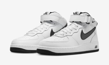 【国内 3/14 発売】ナイキ エア フォース 1 ミッド “ホワイト/ブラック” (NIKE AIR FORCE 1 MID “White/Black”) [DV0806-101]