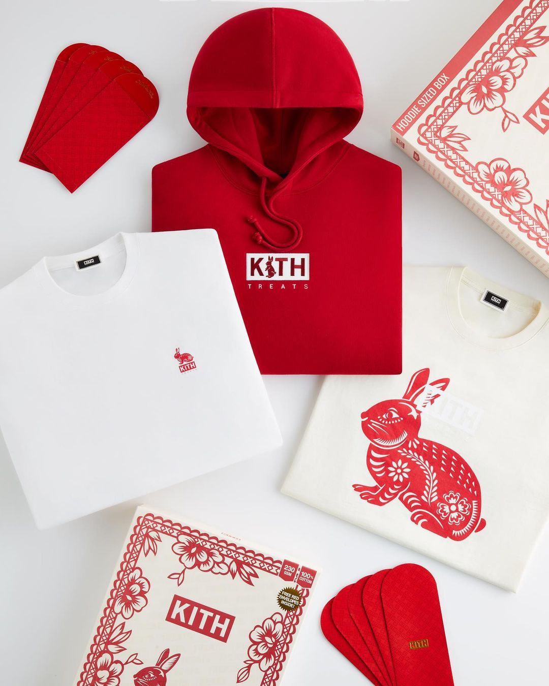 KITH TREATS から卯年を迎えるスリーピースコレクション「Lunar New Year」が1/21 発売 (キストーリーツ)