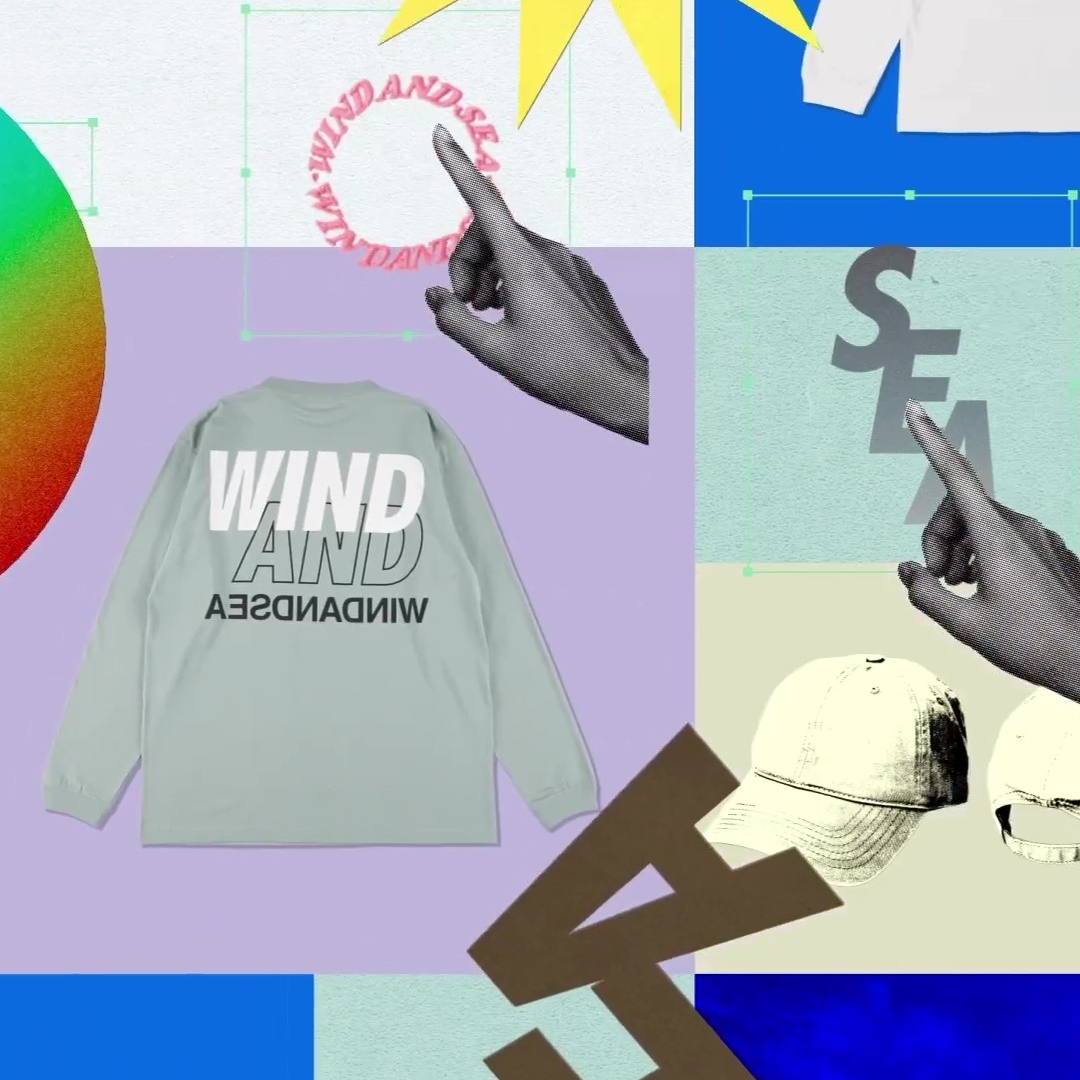 2/3 からWIND AND SEA ロングスリーブTシャツとキャップをカスタマイズできる”YOU AND SEA”がスタート (ウィンダンシー)