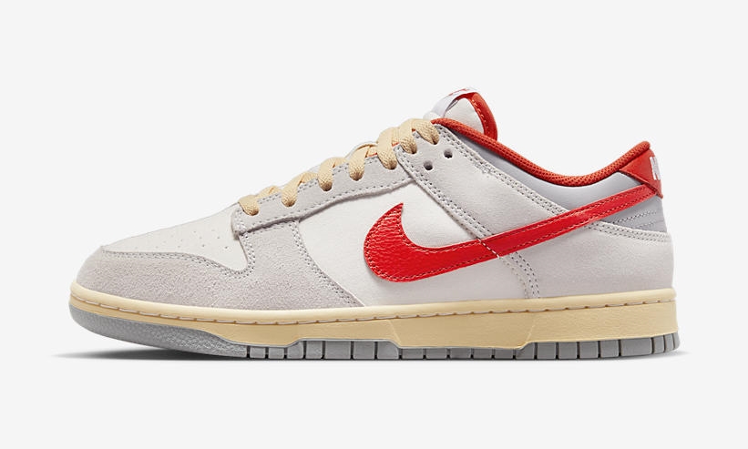 【国内 4/2 発売】ナイキ ダンク ロー 85 “アスレチックデパートメント/エイジドレッド” (NIKE DUNK LOW 85 “Athletic Department Dept/Aged Red”) [FJ5429-133]