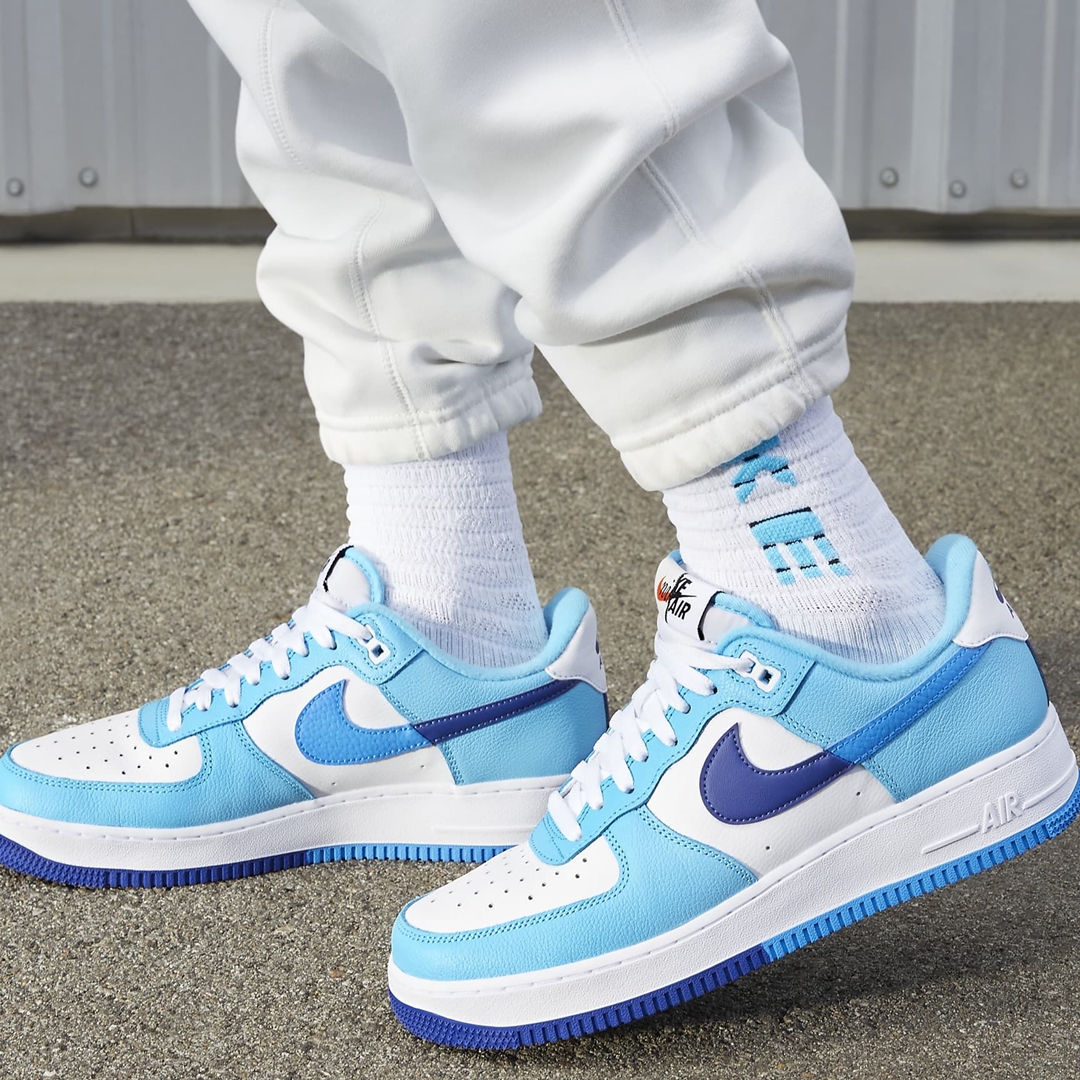 【国内 7/2 発売予定】ナイキ エア フォース 1 07 ロー “UNC/スプリット” (NIKE AIR FORCE 1 07 LOW “UNC Split”) [DZ2522-100]