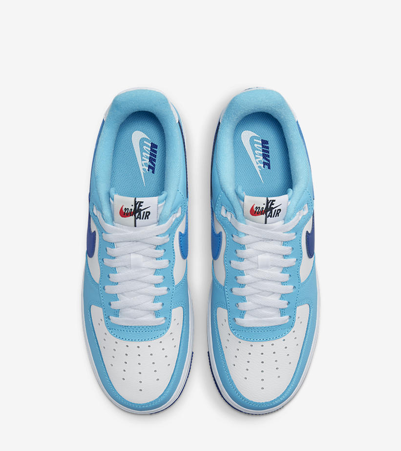 【国内 7/2 発売予定】ナイキ エア フォース 1 07 ロー “UNC/スプリット” (NIKE AIR FORCE 1 07 LOW “UNC Split”) [DZ2522-100]