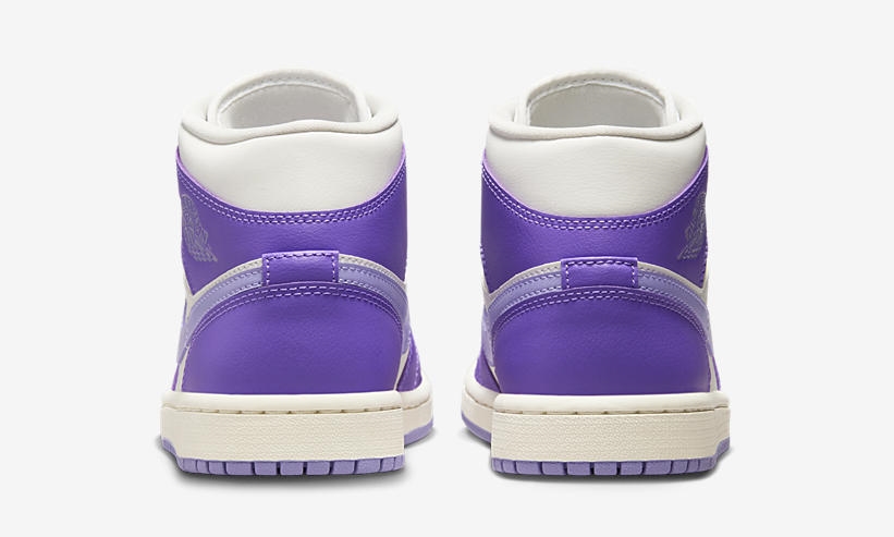 【国内 8/8 発売予定】ナイキ ウィメンズ エア ジョーダン 1 ミッド “セイル/パープル” (NIKE WMNS AIR JORDAN 1 MID “Sail/Purple”) [BQ6472-504]