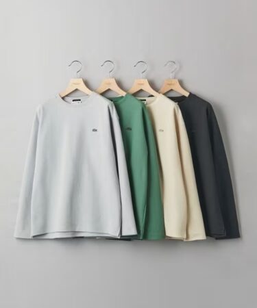 LACOSTE × BEAUTY&YOUTH 別注 1TONE LONG SLEEVE T-SHIRT/カットソー 1/20 発売 (ラコステ ビューティアンドユース)