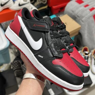 海外 4/4 発売予定！ナイキ エア ジョーダン 1 ロー フライイーズ “ブラック/ジムレッド” (NIKE AIR JORDAN 1 LOW FLYEASE “Black/Gym Red”) [DM1206-066]