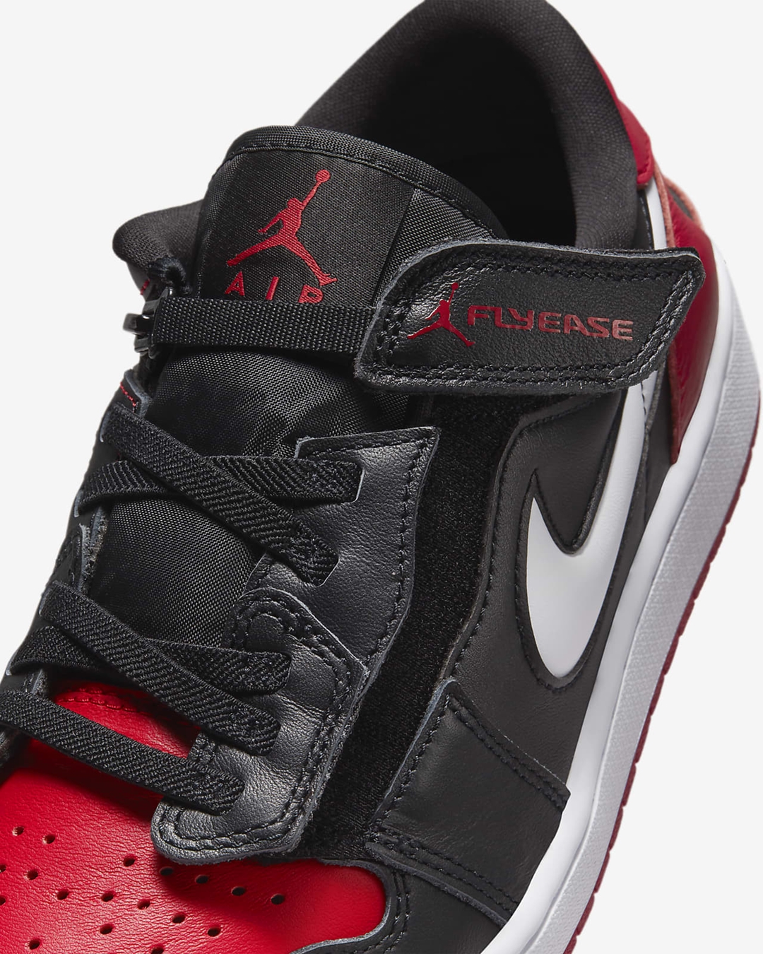 海外 4/4 発売予定！ナイキ エア ジョーダン 1 ロー フライイーズ “ブラック/ジムレッド” (NIKE AIR JORDAN 1 LOW FLYEASE “Black/Gym Red”) [DM1206-066]