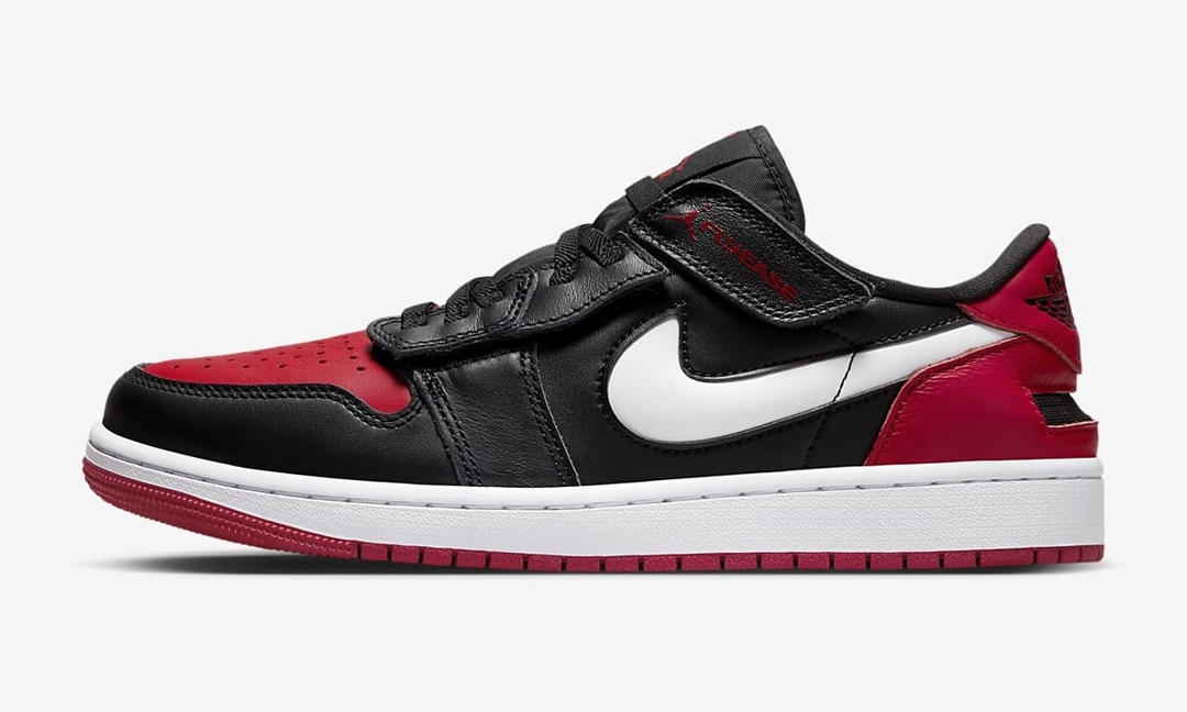 海外 4/4 発売予定！ナイキ エア ジョーダン 1 ロー フライイーズ “ブラック/ジムレッド” (NIKE AIR JORDAN 1 LOW FLYEASE “Black/Gym Red”) [DM1206-066]