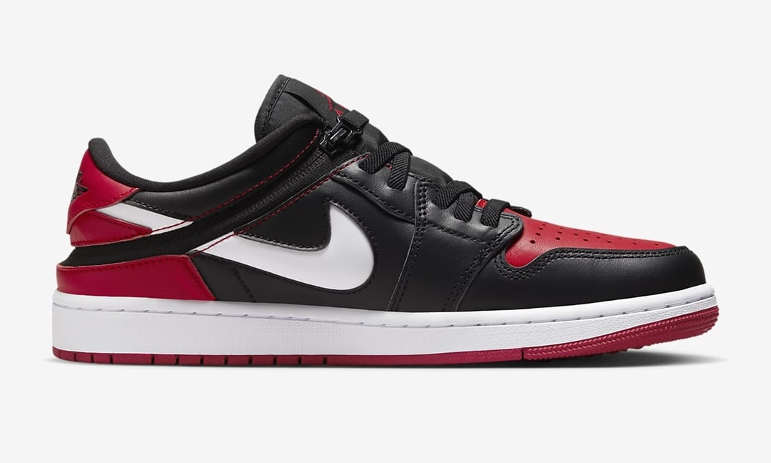 海外 4/4 発売予定！ナイキ エア ジョーダン 1 ロー フライイーズ “ブラック/ジムレッド” (NIKE AIR JORDAN 1 LOW FLYEASE “Black/Gym Red”) [DM1206-066]