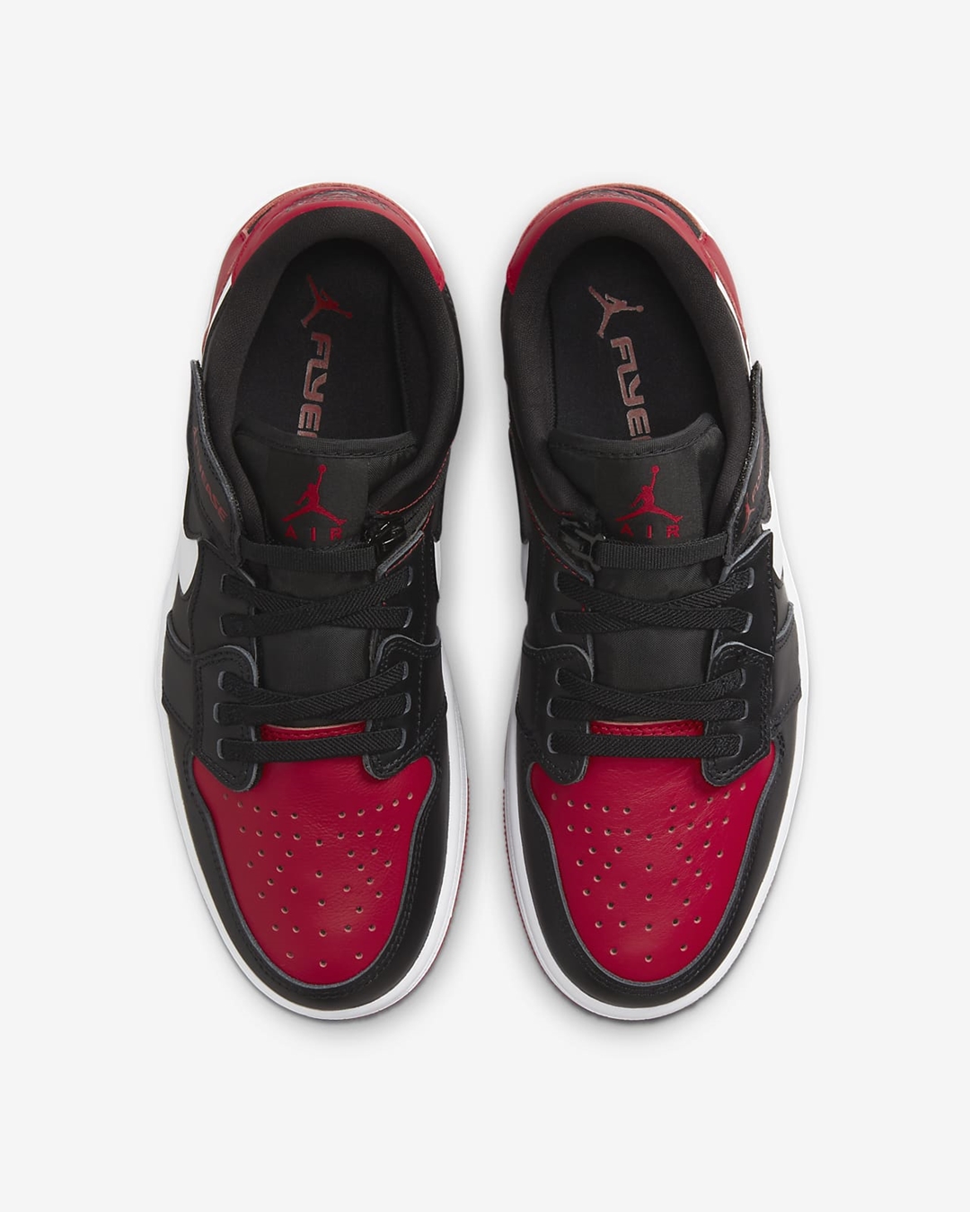 海外 4/4 発売予定！ナイキ エア ジョーダン 1 ロー フライイーズ “ブラック/ジムレッド” (NIKE AIR JORDAN 1 LOW FLYEASE “Black/Gym Red”) [DM1206-066]