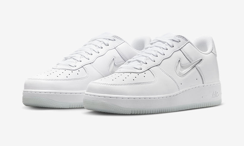 【国内 4/8 発売予定】ナイキ エア フォース 1 ロー ジュエル “ホワイト/グレー” (NIKE AIR FORCE 1 LOW JEWEL “Triple White”) [FN5924-100]