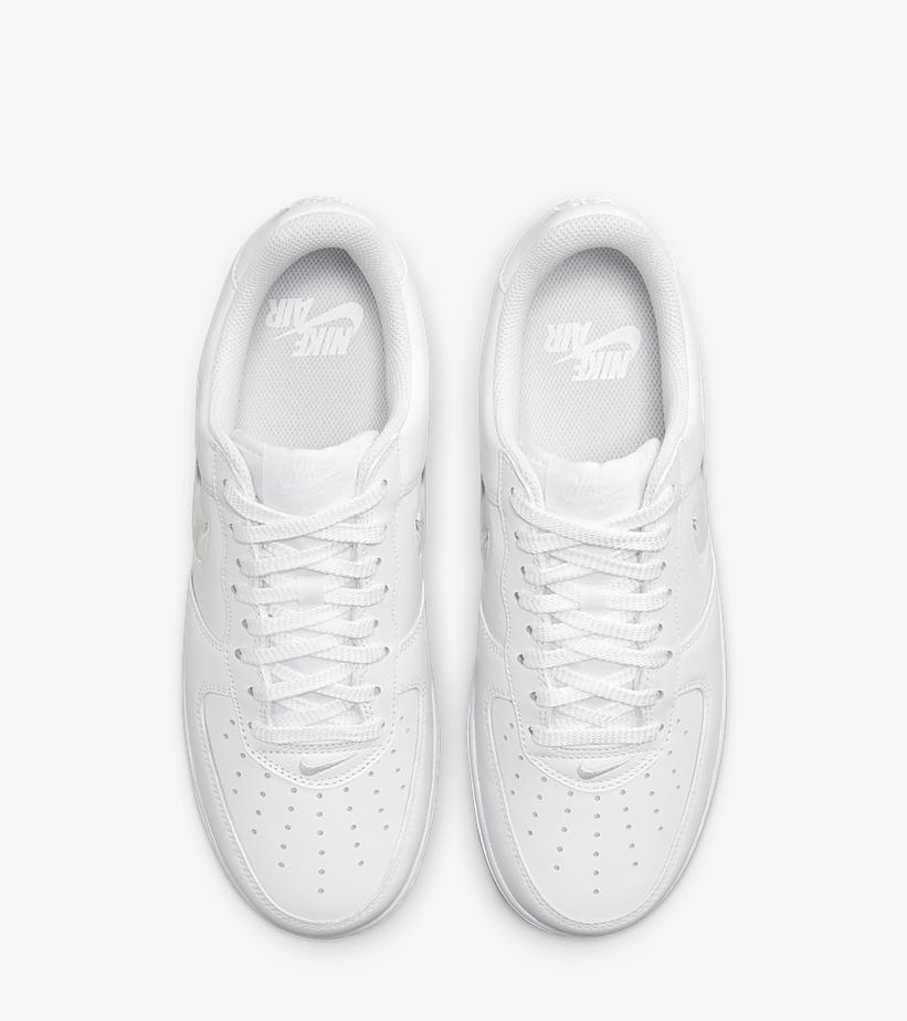 【国内 4/8 発売予定】ナイキ エア フォース 1 ロー ジュエル “ホワイト/グレー” (NIKE AIR FORCE 1 LOW JEWEL “Triple White”) [FN5924-100]