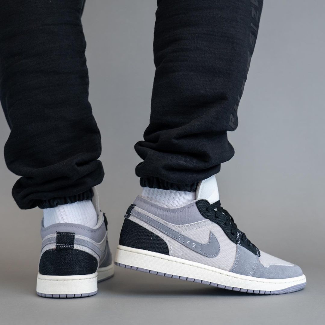 【国内 8/1 発売予定】NIKE AIR JORDAN 1 LOW SE “Inside Out/Tech Grey/Black” (ナイキ エア ジョーダン 1 ロー SE “インサイドアウト/テックグレー/ブラック”) [DZ4135-002]