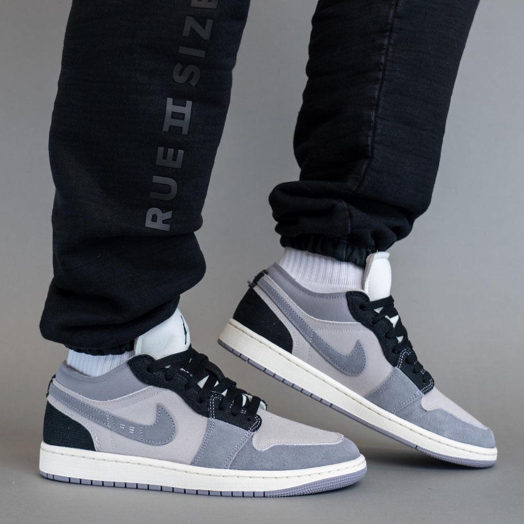 【国内 8/1 発売予定】NIKE AIR JORDAN 1 LOW SE “Inside Out/Tech Grey/Black” (ナイキ エア ジョーダン 1 ロー SE “インサイドアウト/テックグレー/ブラック”) [DZ4135-002]