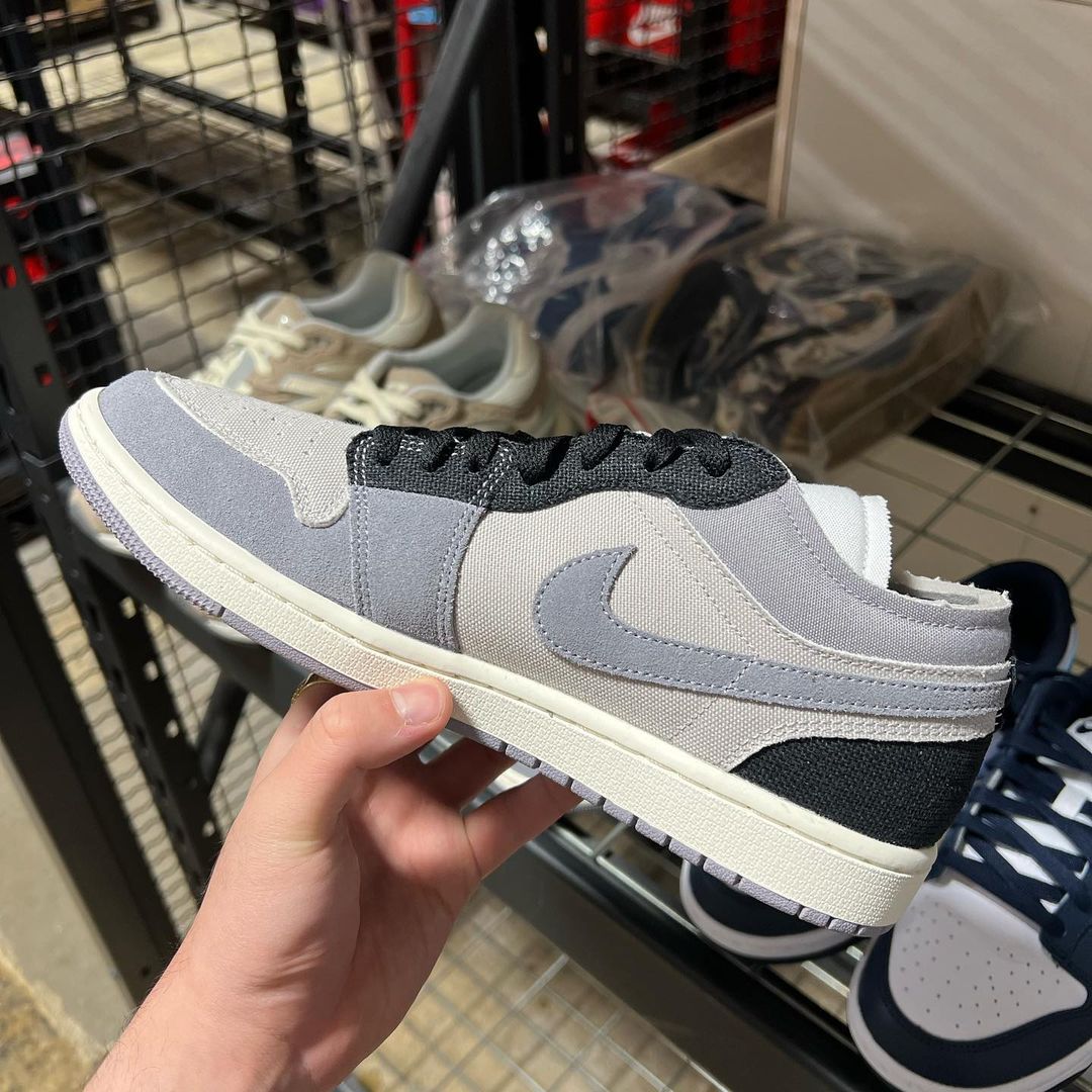 【国内 8/1 発売予定】NIKE AIR JORDAN 1 LOW SE “Inside Out/Tech Grey/Black” (ナイキ エア ジョーダン 1 ロー SE “インサイドアウト/テックグレー/ブラック”) [DZ4135-002]