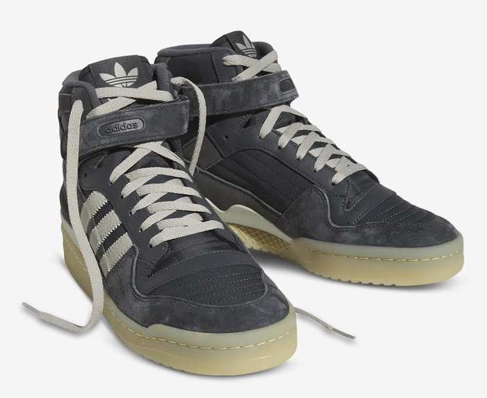 海外発売！adidas Originals FORUM MID “Dark Grey Solid/Talc” (アディダス オリジナルス フォーラム ミッド “ダークグレーソリッド/タルク”)