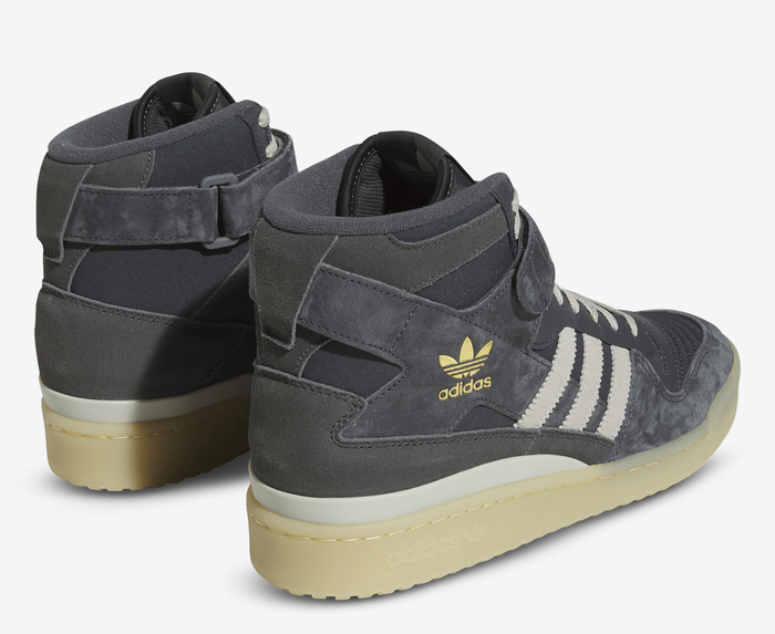 海外発売！adidas Originals FORUM MID “Dark Grey Solid/Talc” (アディダス オリジナルス フォーラム ミッド “ダークグレーソリッド/タルク”)