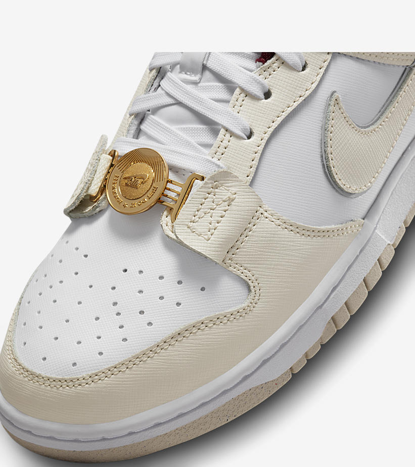 【国内 2/16、2/23 発売予定】ナイキ ダンク ロー “ジャストドゥイット/ホワイト/セイル” (NIKE DUNK LOW “Just Do It/White/Sail”) [DV1160-100]