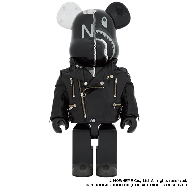 BE@RBRICK BAPE × NEIGHBORHOOD 100%&400%