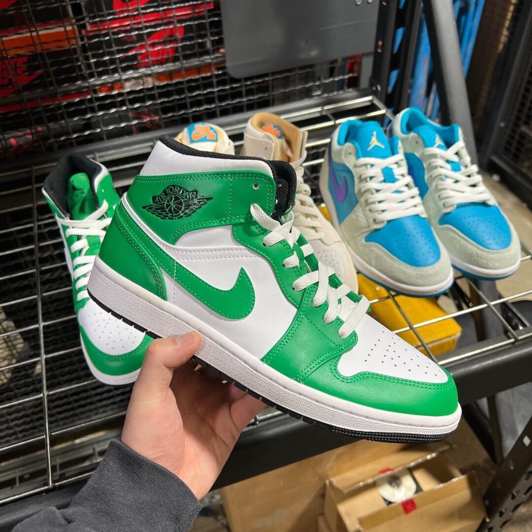 2023年 発売予定！ナイキ エア ジョーダン 1 ミッド “ホワイト/グリーン” (NIKE AIR JORDAN 1 MID “White/Green”) [DQ8426-302]