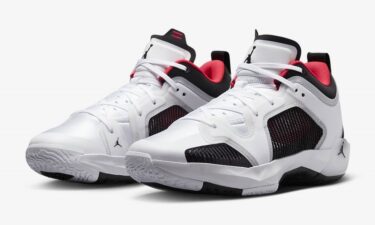 【国内 1/30 発売】ナイキ エア ジョーダン 37 ロー PF “ホワイト/サイレンレッド” (NIKE AIR JORDAN 37 LOW PF “White/Siren Red”) [DQ4123-100]