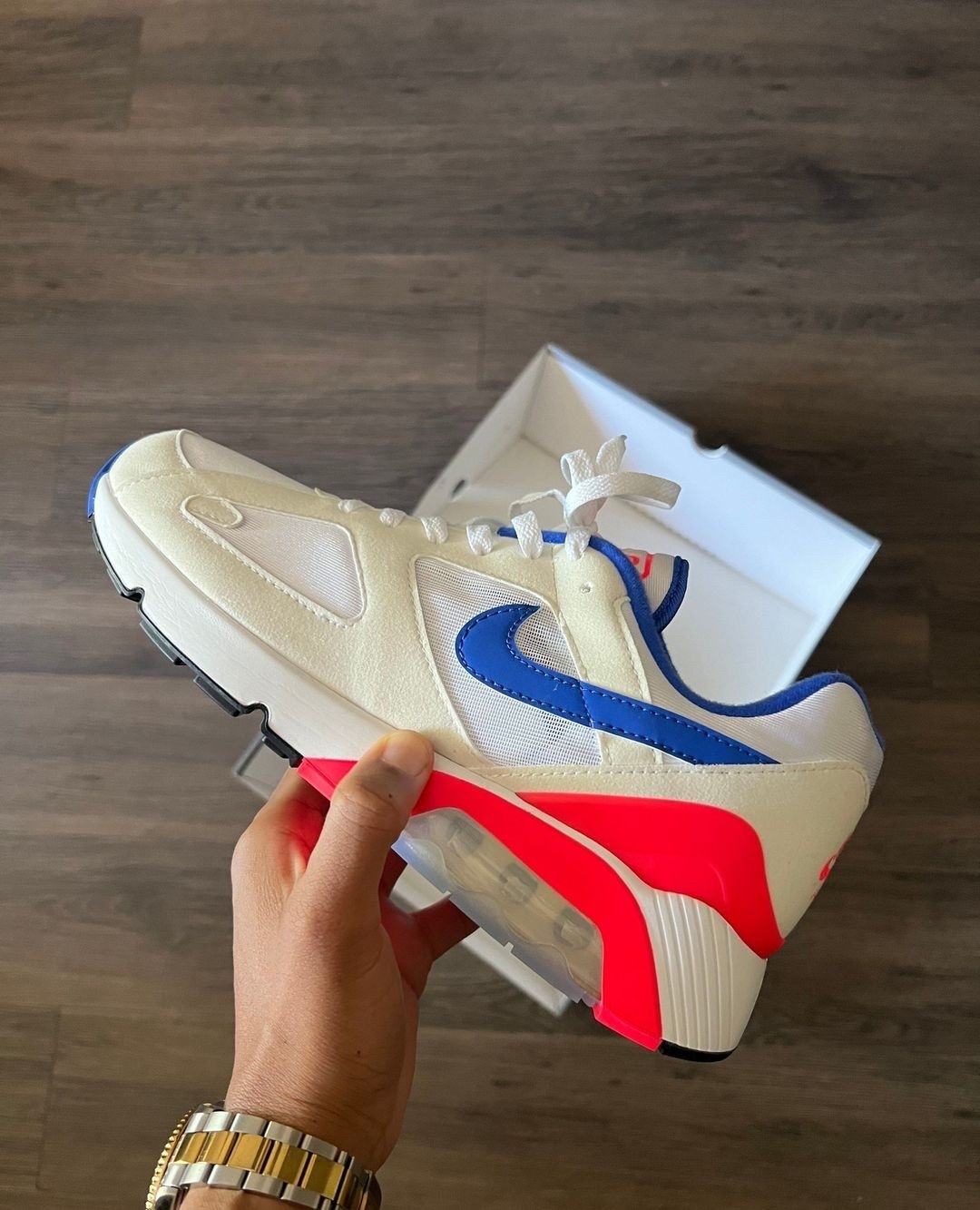 【2024年 5/24 発売】ナイキ エア マックス 180 “ホワイト/ウルトラマリン” (NIKE AIR MAX 180 “White/Ultramarine”) [FJ9259-100]