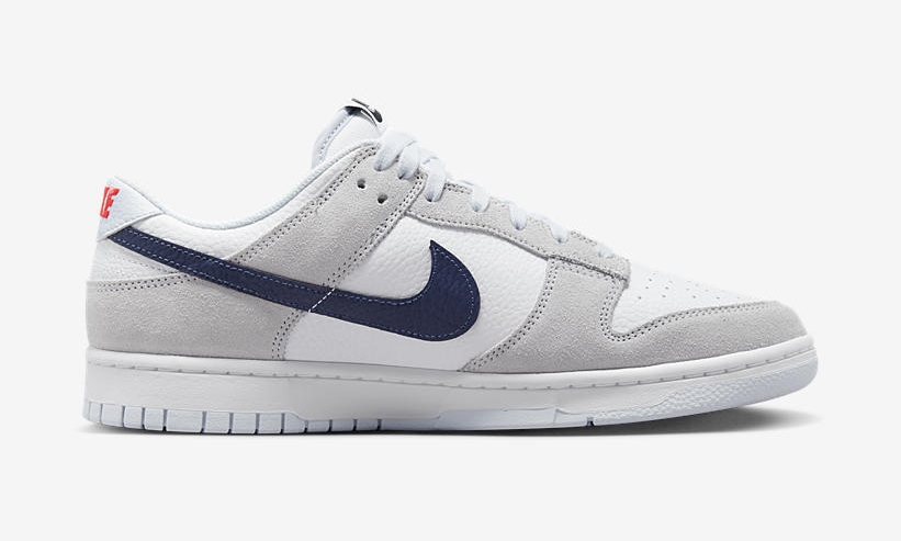 海外 4/24 発売予定！ナイキ ダンク ロー “ミニスウッシュ/グレー/ネイビー” (NIKE DUNK LOW “Mini Swoosh/Grey/Navy”) [FJ4227-001]