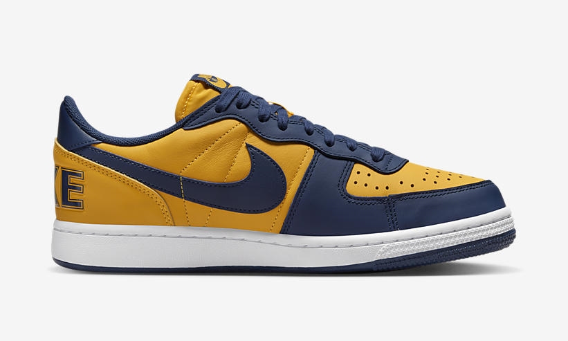 【国内 6/1 発売】ナイキ ターミネーター ロー OG “ミシガン/ユニバーシティゴールド/ネイビー” (NIKE TERMINATOR LOW OG “Michigan/University Gold/Navy”) [FJ4206-700]