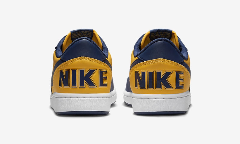 【国内 6/1 発売】ナイキ ターミネーター ロー OG “ミシガン/ユニバーシティゴールド/ネイビー” (NIKE TERMINATOR LOW OG “Michigan/University Gold/Navy”) [FJ4206-700]