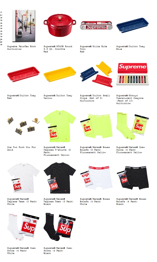 【SUPREME 2023 S/S – シュプリーム 2023年春夏】Supreme SUMMER SALEが国内 7/15~予定