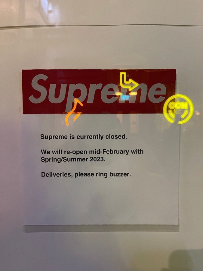 【SUPREME 2023 S/S - シュプリーム 2023年春夏】2023年 2月中旬にシーズンスタート！立ち上げは？スケジュール予定