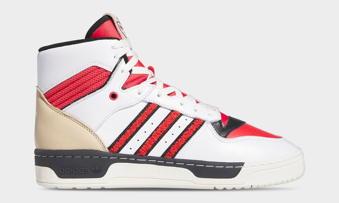 【国内発売】アディダス オリジナルス ライバルリー ハイ “ホワイト/グローリーレッド” (adidas Originals RIVALRY HI “White/Glory Red”) [FZ6332]