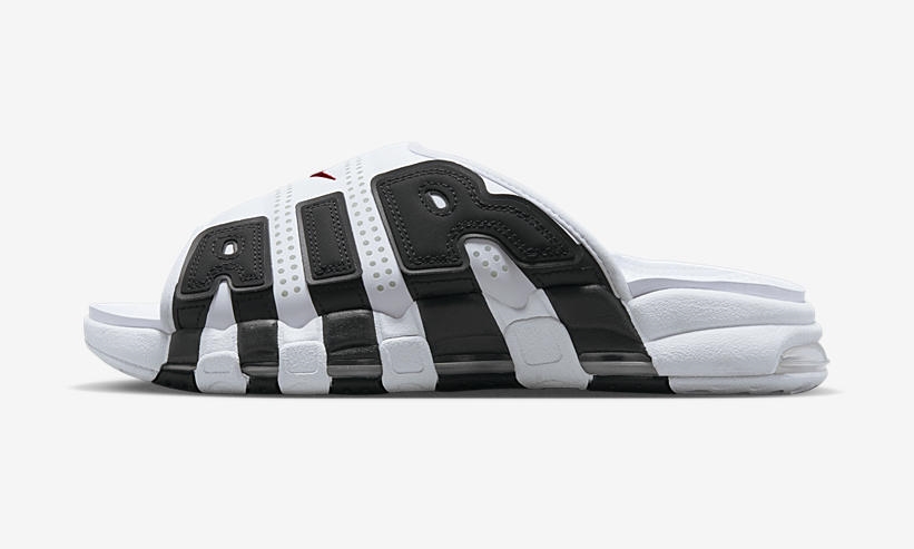 2023年 発売予定！ナイキ エア モア アップテンポ スライド “ホワイト/ブラック” (NIKE AIR MORE UPTEMPO SLIDE “White/Black") [FB7815-100]