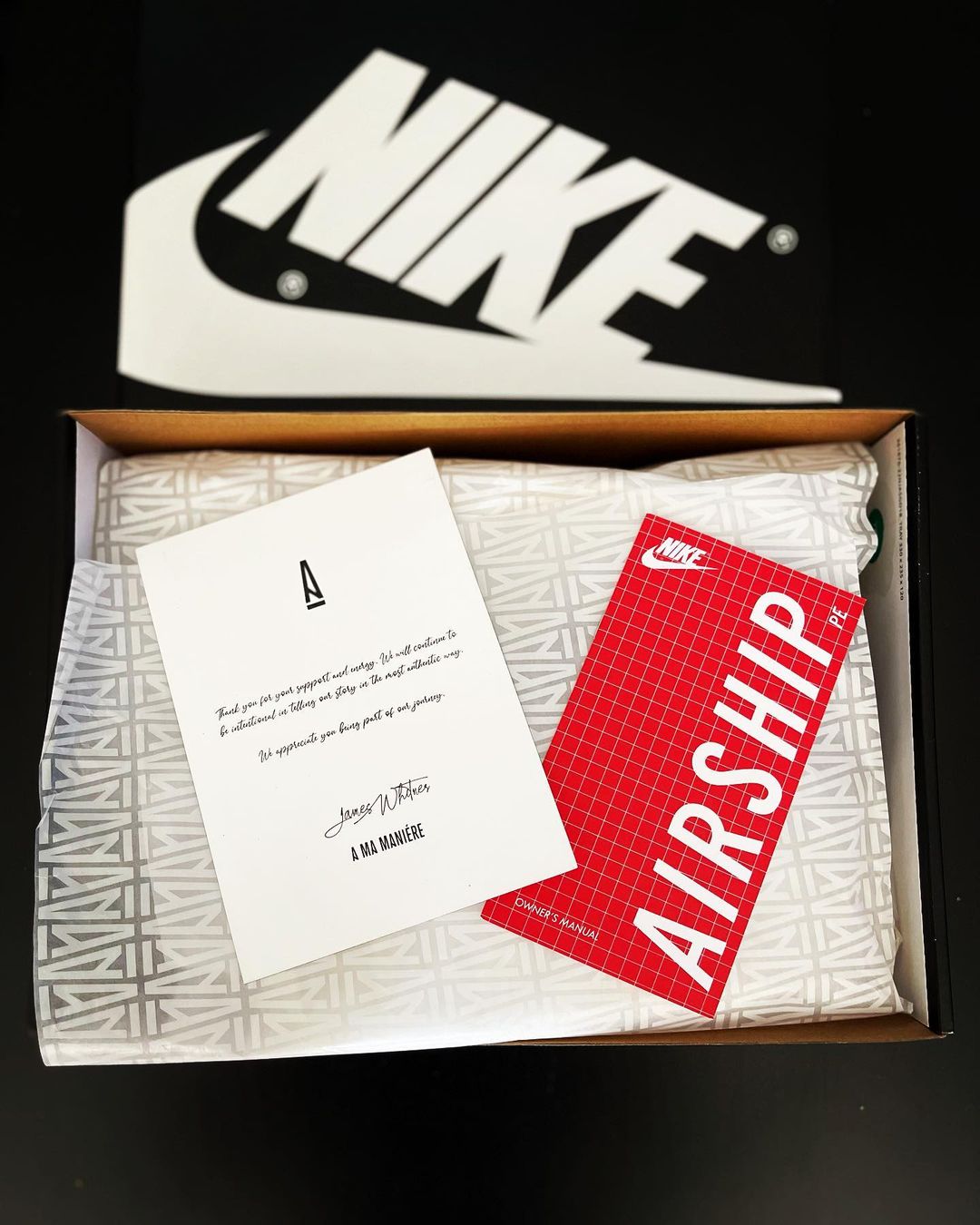 海外 8/3、10/21 発売予定！A Ma Maniére × NIKE AIR SHIP “White/Black” (ア マ マニエール ナイキ エア シップ “ホワイト/ブラック”) [DX4976-100]