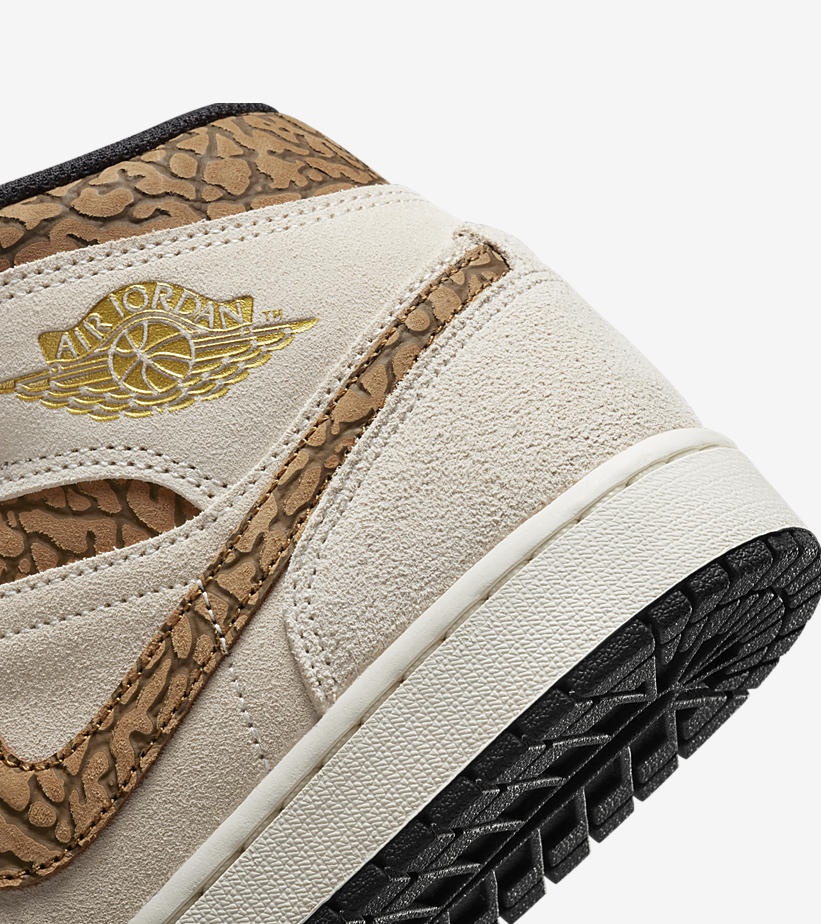 【国内 9/1 発売予定】NIKE AIR JORDAN 1 MID SE “Elephant/Light Orewood Brown” (ナイキ エア ジョーダン 1 ミッド SE “エレファント/ライトオールウッドブラウン”) [DZ4129-102]