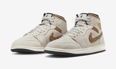 【国内 9/1 発売予定】NIKE AIR JORDAN 1 MID SE “Elephant/Light Orewood Brown” (ナイキ エア ジョーダン 1 ミッド SE “エレファント/ライトオールウッドブラウン”) [DZ4129-102]