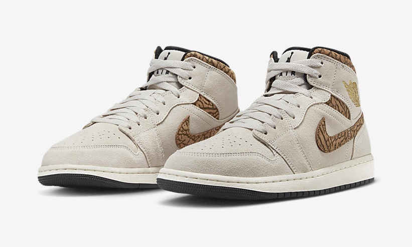 2023年 8月 発売予定！NIKE AIR JORDAN 1 MID SE “Elephant/Light Orewood Brown” (ナイキ エア ジョーダン 1 ミッド SE “エレファント/ライトオールウッドブラウン") [DZ4129-102]