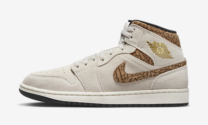 【国内 9/1 発売予定】NIKE AIR JORDAN 1 MID SE “Elephant/Light Orewood Brown” (ナイキ エア ジョーダン 1 ミッド SE “エレファント/ライトオールウッドブラウン”) [DZ4129-102]