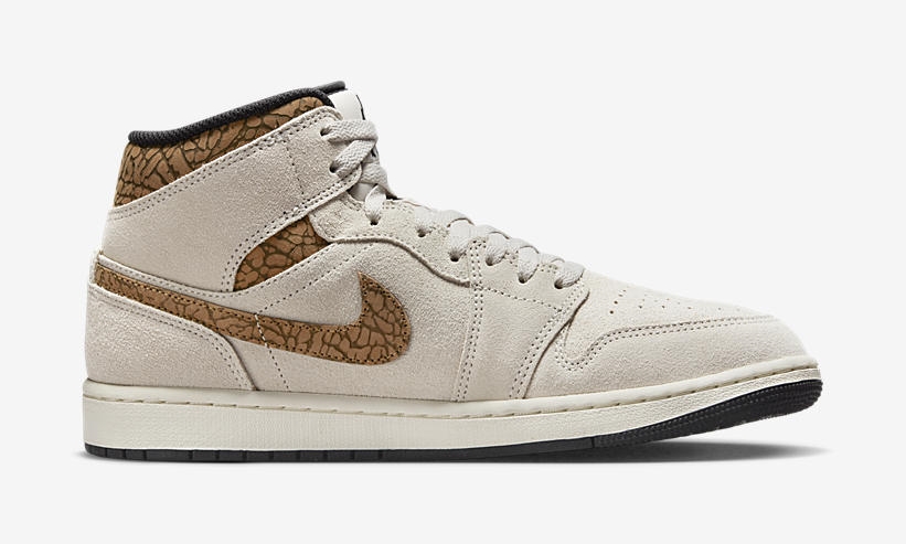 【国内 9/1 発売予定】NIKE AIR JORDAN 1 MID SE “Elephant/Light Orewood Brown” (ナイキ エア ジョーダン 1 ミッド SE “エレファント/ライトオールウッドブラウン”) [DZ4129-102]