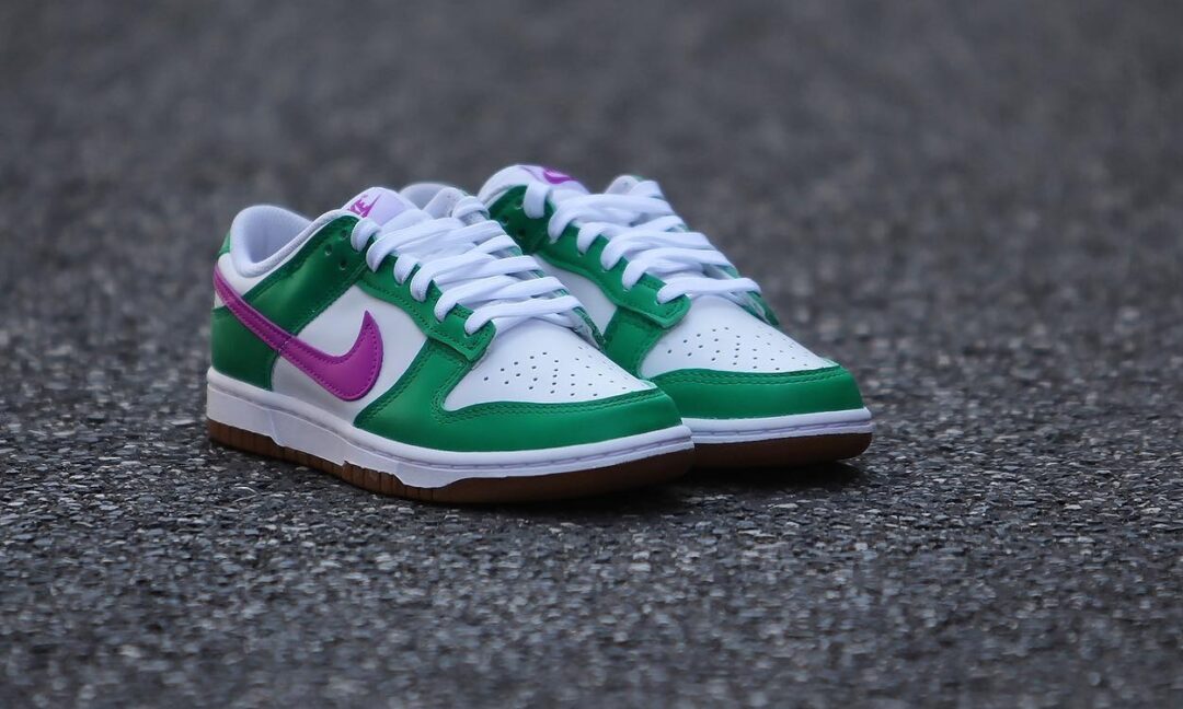 2023年 発売予定！ナイキ ダンク ロー “ホワイト/グリーン/パープル” (NIKE DUNK LOW “White/Green/Purple”) [FD9922-151]