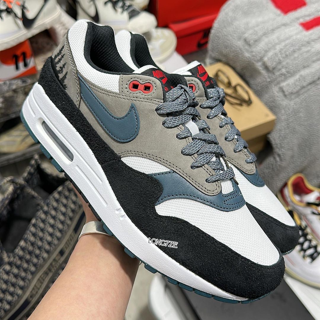 【国内 5/27 発売予定】ナイキ エア マックス 1 “エスケープ/ホワイト/ステートブルー/ブラック” (NIKE AIR MAX 1 “Escape/White/State Blue/Black”) [FJ0698-100]