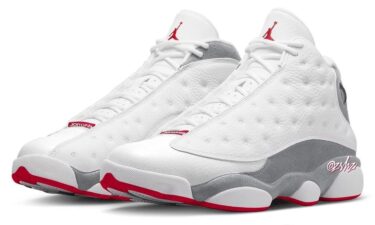 海外 7/1 発売予定！ナイキ エア ジョーダン 13 “ホワイト/ウルフグレー” (NIKE AIR JORDAN XIII “White/Wolf Grey”) [414571-160]