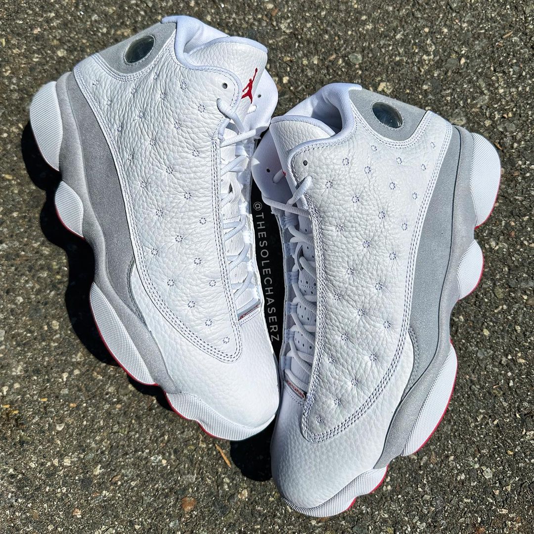 【国内 8/5 発売予定】ナイキ エア ジョーダン 13 “ホワイト/ウルフグレー” (NIKE AIR JORDAN XIII “White/Wolf Grey”) [414571-160]